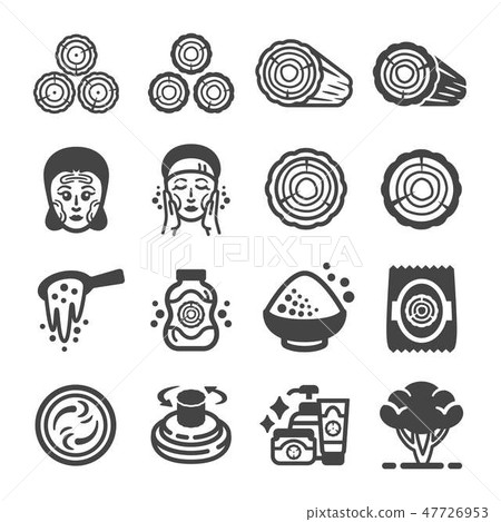 thanaka icon set thanaka icon set 47726953