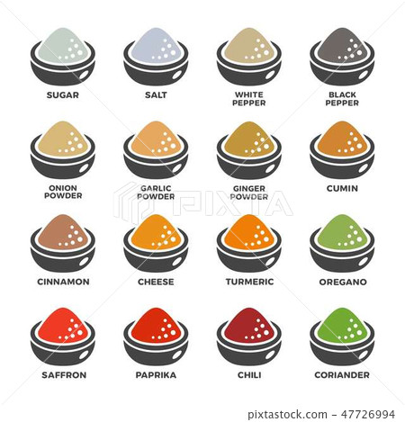 seasoning icon set 47726994