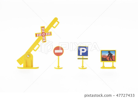 Road sign, toy, miniature, model 47727433