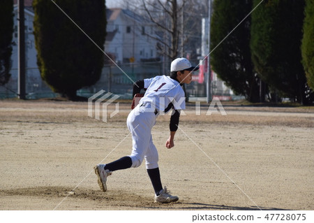 Boys Baseball Pitcher 47728075