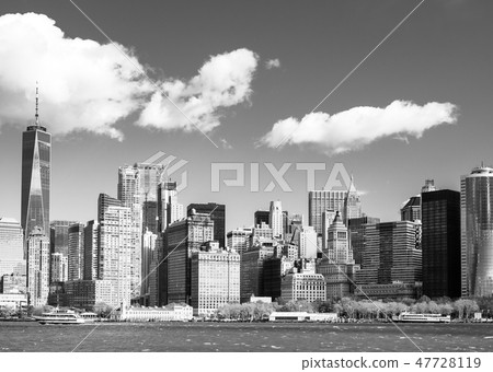 The skyscraper of New York Manhattan 47728119