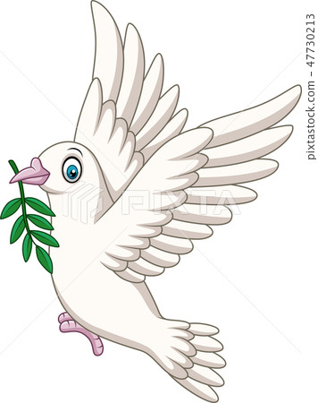 Cartoon Dove birds logo for peace concept - Stock Illustration [47730213] -  PIXTA
