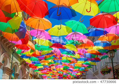 Colorful umbrella Portugal · ageda 47730666