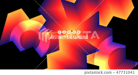 Geometric colorful abstract background 47731041