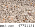 grey stone wall pattern 47731121