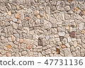 brown stone wall pattern 47731136