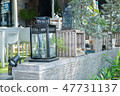 lamp decorated restaurant 47731137