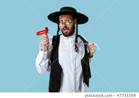 Portrait of a young orthodox Hasdim Jewish man 47731509