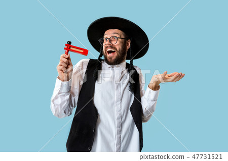 Portrait of a young orthodox Hasdim Jewish man 47731521