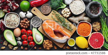 Healthy food clean eating selection Healthy food clean eating selection 47731586