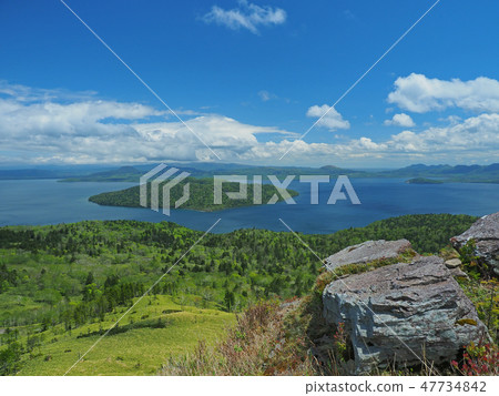 Lake Kussharo想要從Bihoro Pass出發 47734842