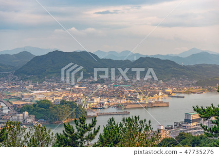 A beautiful evening view of Onomichi A beautiful evening view of Onomichi 47735276