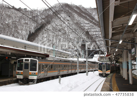 冬季水上火車站和上越線E 129線 47735838