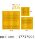 Vector illustration of empty gobans 47737009
