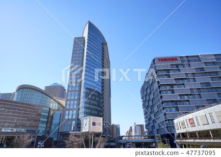 View of Kawasaki cityscape in Japan "Kawasaki station west entrance" 47737095