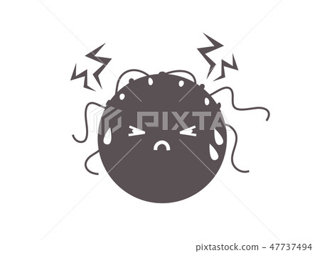 我的頭髮疼痛圖案插圖頭皮屑發癢粗糙的皮膚 47737494