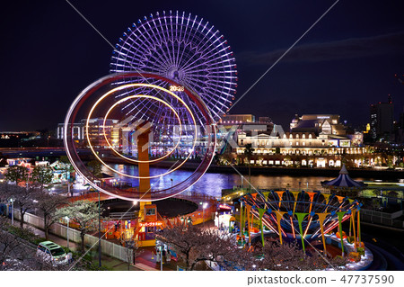 Night view of Yokohama Minato Mirai Night view of Yokohama Minato Mirai 47737590
