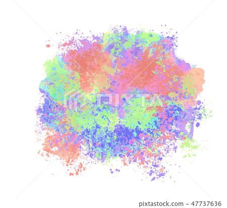 Watercolor stain, semi-transparent colored  47737636