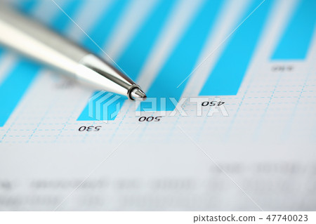 Financial statistics documents ball pen 47740023