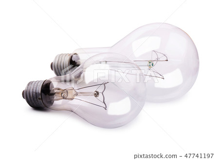 Two incandescent bulbs 47741197
