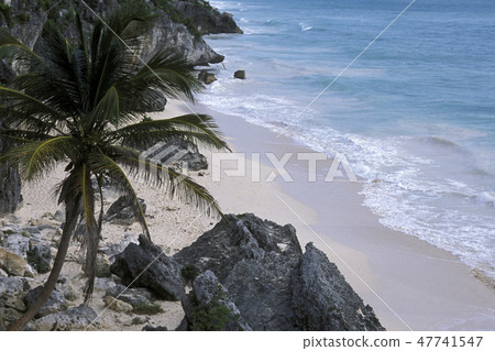 MEXICO YUCATAN TULUM MAYA RUINS MEXICO YUCATAN TULUM MAYA RUINS 47741547