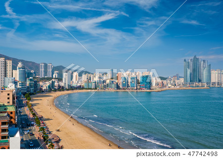 Gwangalli Beach in Busan, South Korea Gwangalli Beach in Busan, South Korea 47742498
