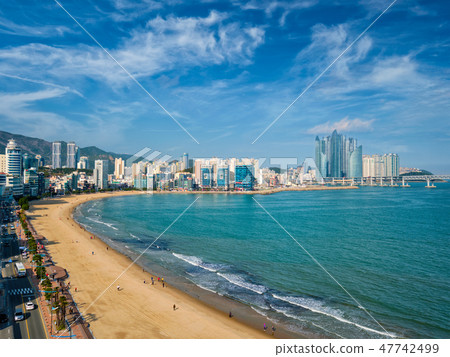 Gwangalli Beach in Busan, South Korea Gwangalli Beach in Busan, South Korea 47742499