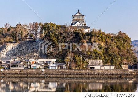 Kitsuki Castle Distant view 47743249