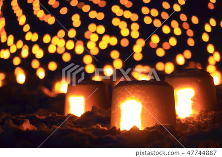 迷你鎌倉在晚上在秋田縣湯澤市 47744887