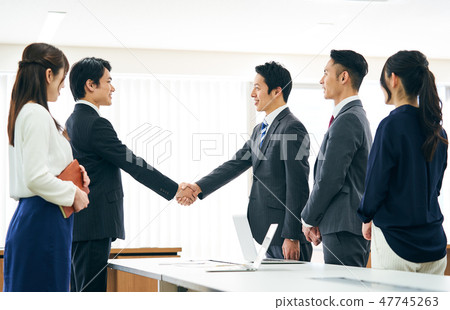 Conference handshake 47745263