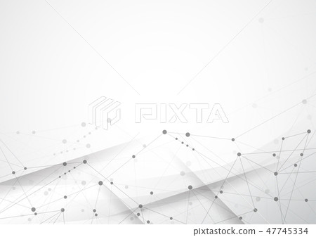 Abstract connecting dots and lines - Stock Illustration [47745334] - PIXTA