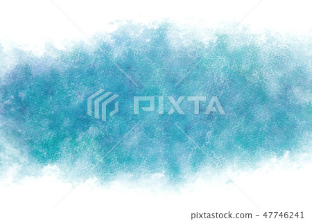 水波藍色夏天水彩背景 47746241