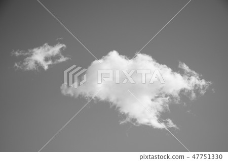 A ray-shaped floating cloud Swim in the sky Flying ray A ray-shaped floating cloud Swim in the sky Flying ray 47751330