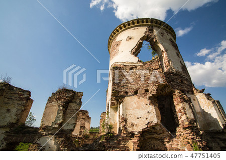 The ruins of an old castle village of Chervonograd The ruins of an old castle village of Chervonograd 47751405