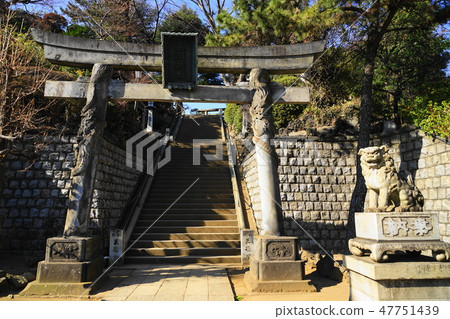 January Shinagawa 149 Soryu Torii, Shinagawa Shrine, Gotenyama Castle Minamigozan 47751439