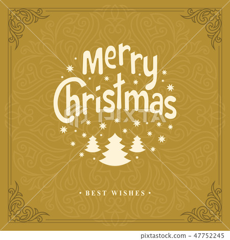 Wishing You A Merry Christmas. Christmas Tree Wishing You A Merry Christmas. Christmas Tree 47752245