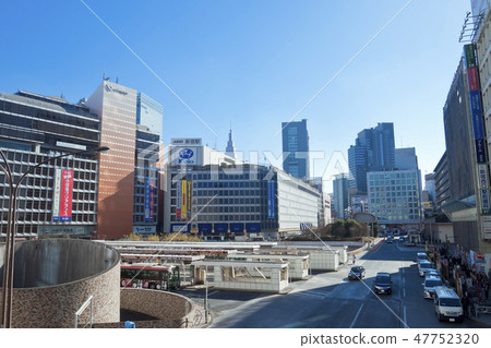 新宿站西口站前景觀 新宿站西口站前景觀 47752320