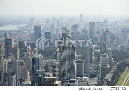 THAILAND BANGKOK CITY SKYLINE SUNRISE 47753480