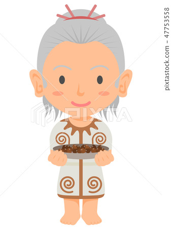 繩文時代的一位老太太 繩文時代的一位老太太 47753558