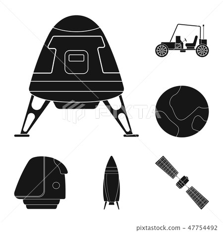 Isolated object of mars and space symbol. Collection of mars and planet stock symbol for web. Isolated object of mars and space symbol. Collection of mars and planet stock symbol for web. 47754492