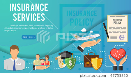 Insurance Services Infographics Insurance Services Infographics 47755830