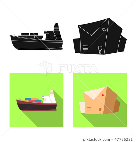 Vector design of goods and cargo symbol....-插圖素材 [47756251] - PIXTA圖庫