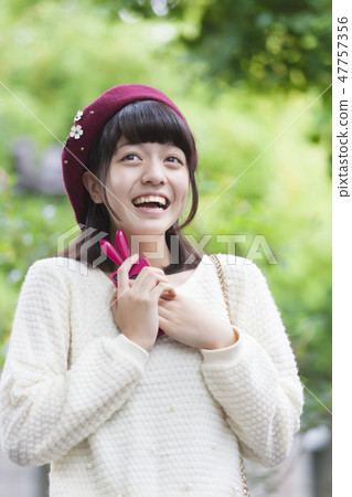 Laughing girl 47757356