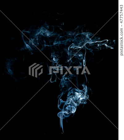 White smoke on black background White smoke on black background 47757443