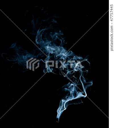 White smoke on black background White smoke on black background 47757445