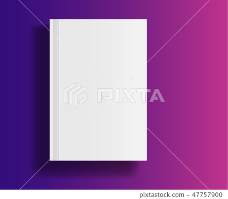Magazine  or book template on modern background. 47757900