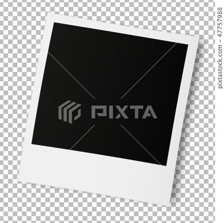 Old photo frame isolated. Old photo frame isolated. 47757988