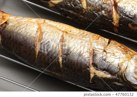 烤沙丁魚。 烤沙丁魚。 47760132