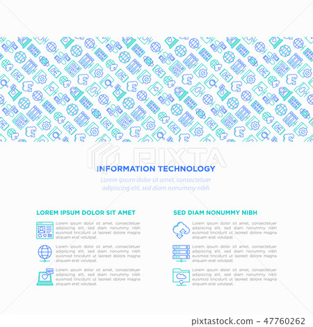 Information technology concept 47760262