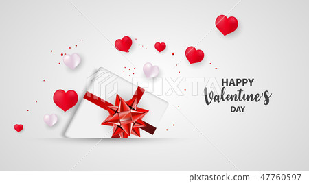 Valentine's day, banner template. 47760597